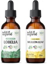 野生和有机Lobelia 叮当 2 fl oz & Mullein 叮当 2 fl oz