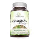 Ashwagandha 500 mg Veggie Capsules Supplement – 用天然的 Ashwagandha → Non-GMO → Gluten Free (120个计数)制成。