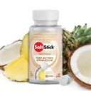 盐Stick 电解快速厨师-60 椰子菠萝 Chewable Electrolytes - 运行和水分的盐板,电解厨师-60 计数