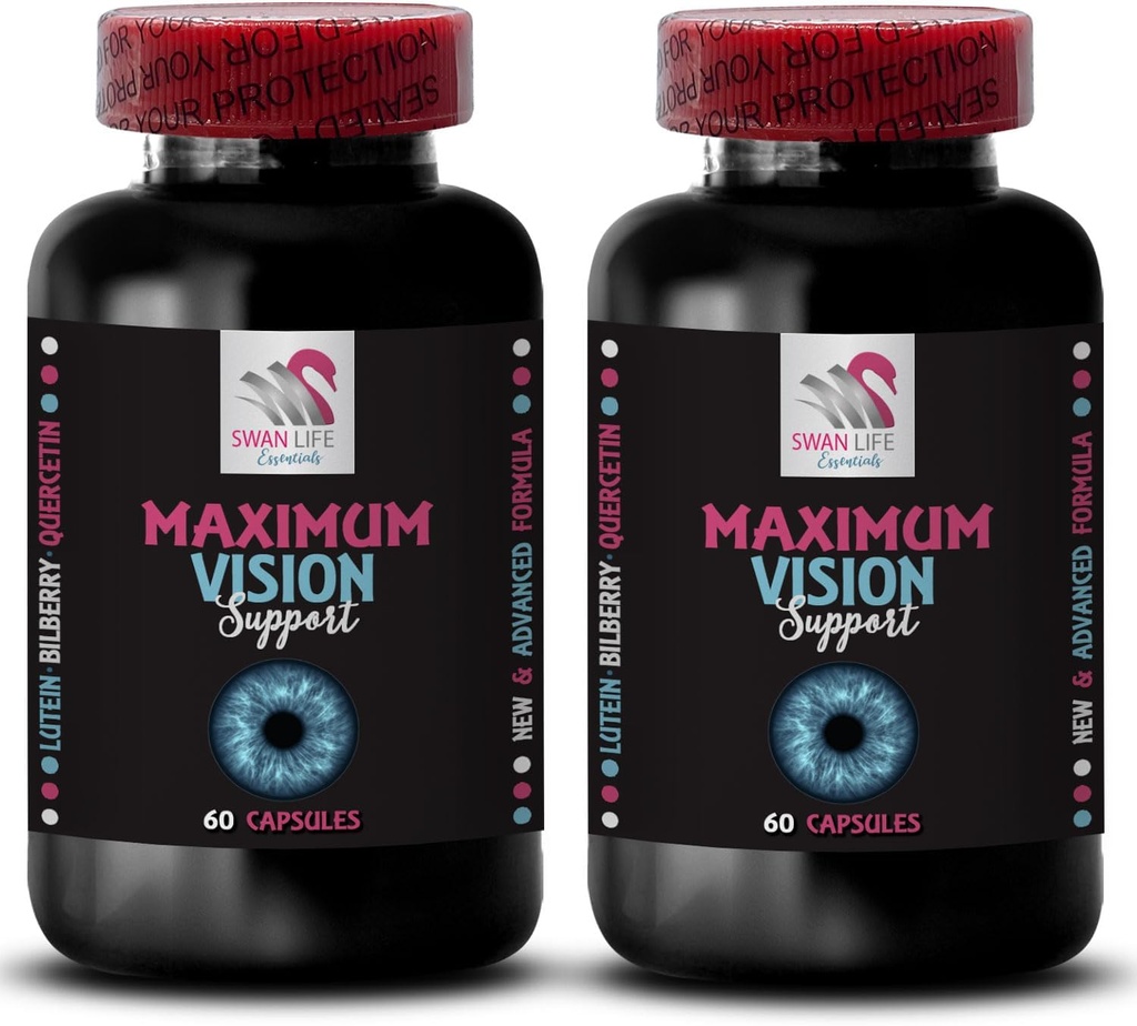 眼力 - EYE ViSION supplement - 清晰的图像,纯洁的视图,生动的视觉,焦点镜头,视觉助推,晶体视觉,焦点优势,清晰的展望,Crisp视觉,夏普细节 2 Bottle 120 Caps