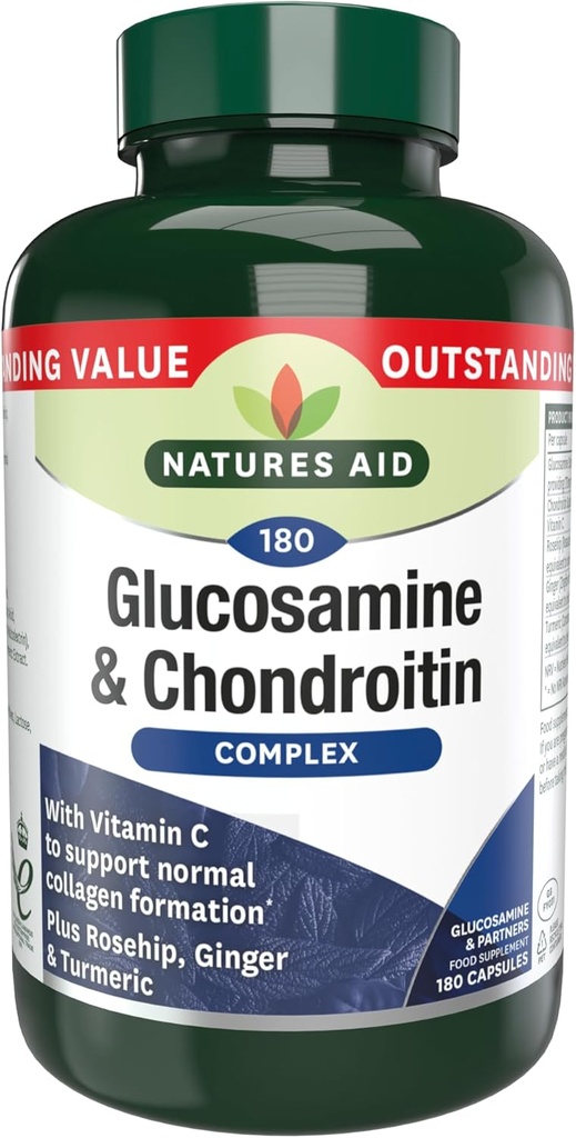 Glucosamine 500mg & Chondroitin 100mg 复合体 180 Vcaps