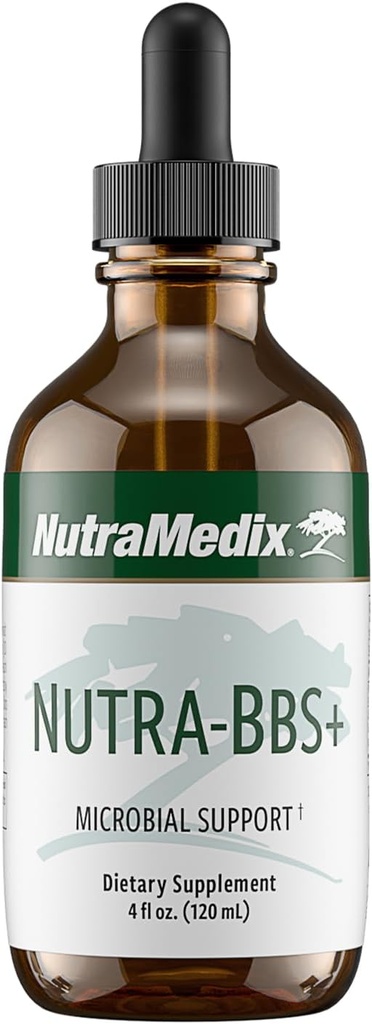 NutraMedix Nutra-BBS+ - 微生物、抗氧化剂和免疫支持的草药补充剂 - Elecampane + Jalapa Root, Artemisia Annua 和 Capirona Bark (4 oz)