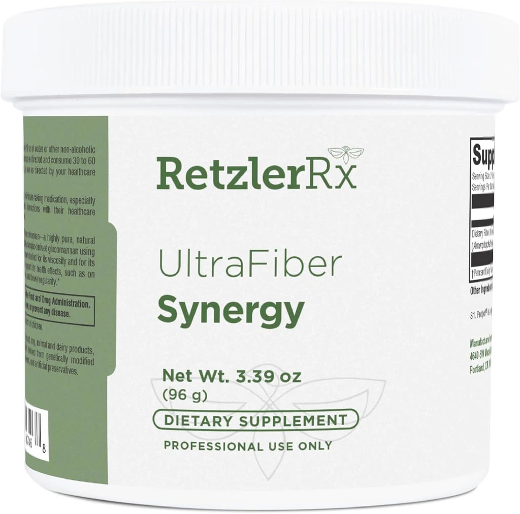HormoneSynnergy Ultra Fiber Lean 粉末补充剂 - 天然可溶性Propolmanan促进满足和消化健康 - 鲍尔正常的预生纤维 - 无胶、非GMO公式