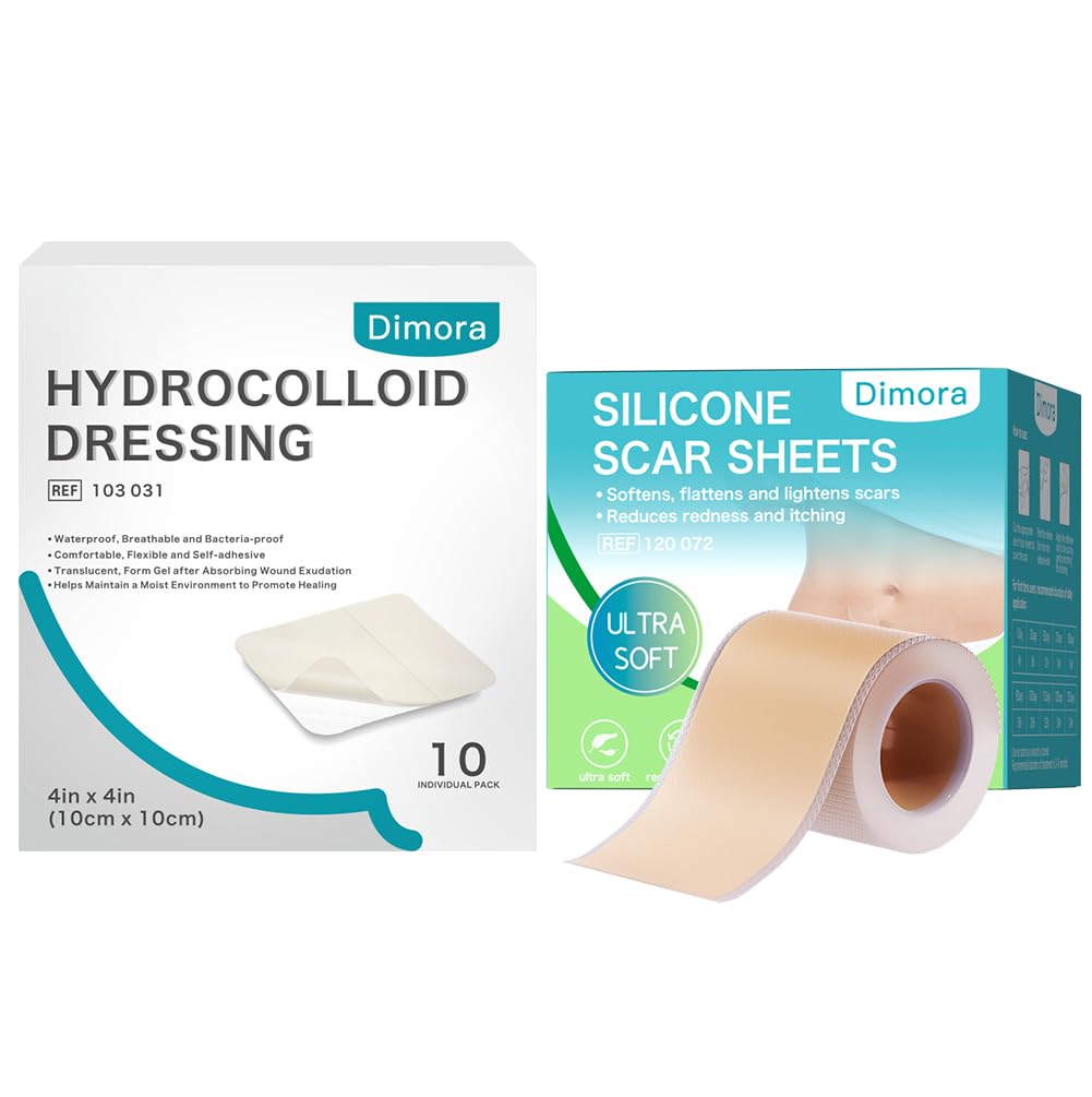 Dimora Hydrocolloid 伤口穿戴和硅酮疤片