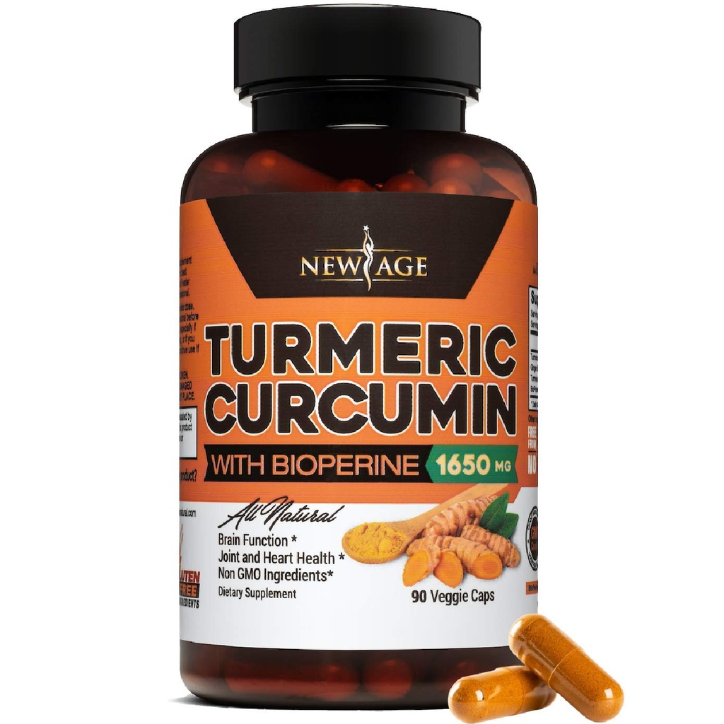 新AGE Turmeric Curcumin with Bioperine Capsules - 天然联合和健康支持 95%的标准化Curcuminoids for potency & Absociation - 非GMO, Gluten Free (90 Counts (Pack of 1)) 互联网档案馆的存檔,存档日期2014-03-02.