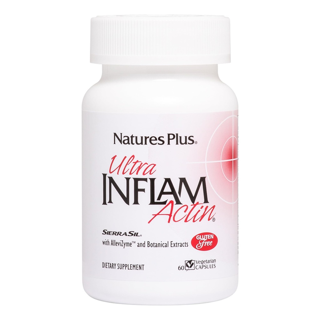 Natures Plus Ultra -- -- 配有Turmeric、Bromelain、MSM、Boswellia & Ginger -- -- 60种蔬菜卡普尔(30种服务)