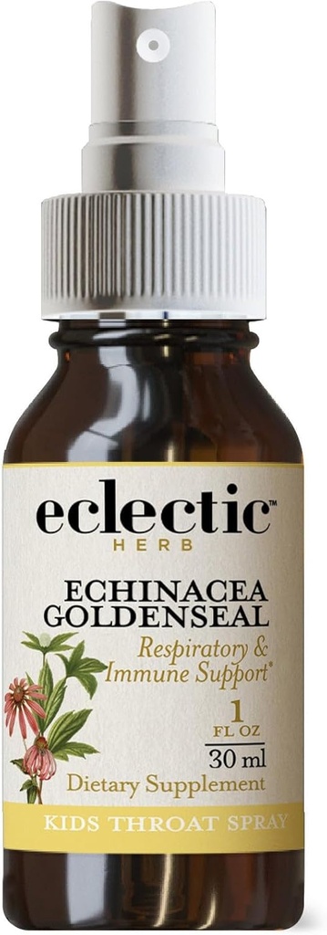 ECLECTIC INSTITITITUTE 小子的Echinacea - 金色喉咙喷雾(橙色火焰) 1 Ounce