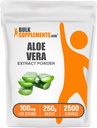 Bulk Assupports.com Aloe Vera 提取粉末 - Aloe Vera 补充药,草药补充剂 - Vegan & Gluten Free, 100 mg / service, 250g (8.8 oz) (Pack of 1)