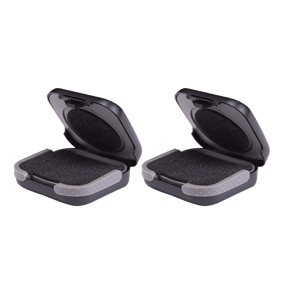 SOUNDLINK 听力援助存储 硬案 - 为CIC, ITC, 不是为BTE ABS Black (2 pcs in 1 pack)