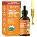 USDA 有机涡状液体滴入黑辣椒 -- -- 1 000mg Crucumin 补充免疫和消化性健康 -- -- 30种服务 -- -- 强化吸收 -- -- 非GMO、Vegan、Gluten Free -- -- 1 Fl Oz