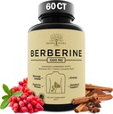 Berberine补编,Berberine 1200 Mg – Berberine HCL & Ceylon Cinnamon 供女性和男性使用 – Berberine Capsules 支持健康免疫系统和体重管理