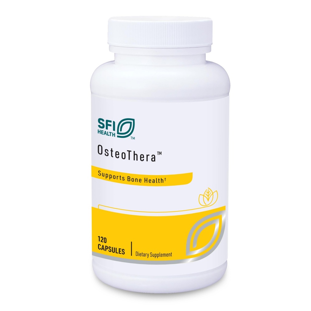 Klaire Labs SFI 健康 Osteothera Capsules - 含钙,维生素K,D3,镁和硼(120 Capsules)的伪成因和多因子骨支持公式