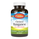 Carlson - Chelated Manganese, 20毫克 - 高级吸收、健康代谢、骨支持和脑健康,250片
