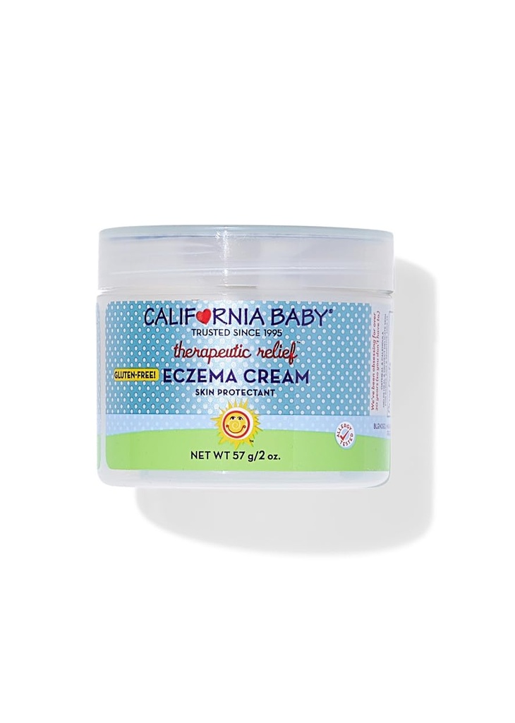 加州婴儿 Eczema Cream → Steroid-Free Eczema 处理 → Coloidal Oatmeal + Aloe Vera → Sooting Eczema Lotion for Kids + 成人 → 57 g / 2 oz.
