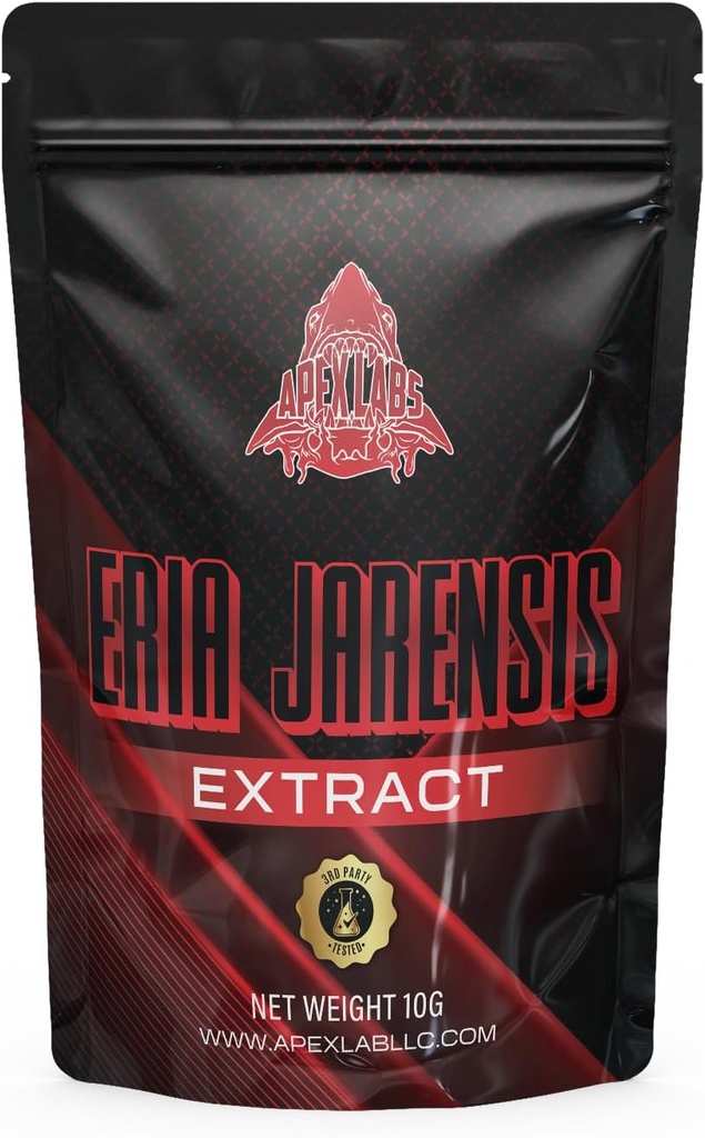 ERIA JARENSIS 摘录 - 散装粉末 10克133 Grams 服务 - 新皮亚 补充 → 新兴奋剂和NOOTROPIC → 增加焦能认知性能 - 囊括