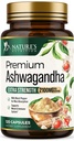 Ashwagandha 补编 - 2100mg Ashwagandha Capsule for Men & Men, 天然抗氧化剂支持, Ashwa 根提取, 外力冷静支持与黑辣椒, Vegan & Gluten Free - 120 Capsules