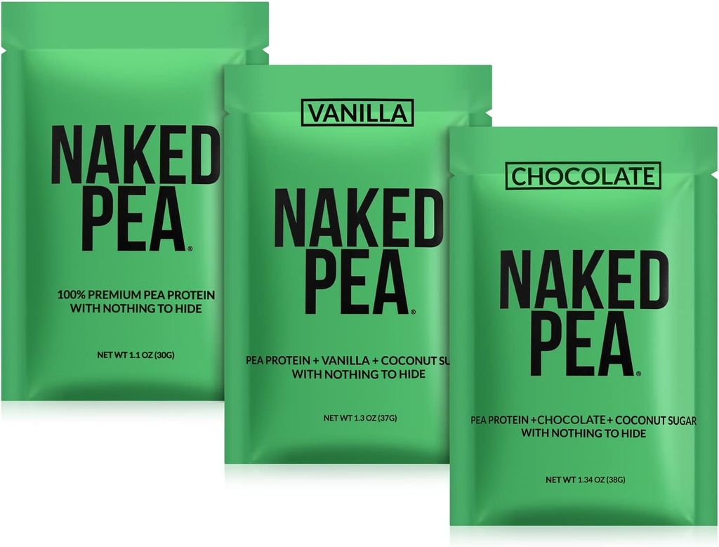 裸体Vegan样本 Pack Pea 巧克力皮和香草皮
