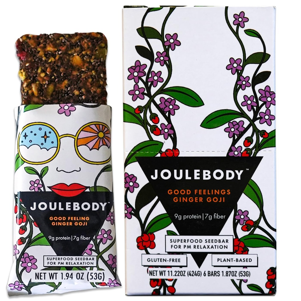 JOULEBODY 5 PM 良好感觉 有机姜汁 Goji Seedbar + Gut-Health treat Superfood → 6 Counter 6