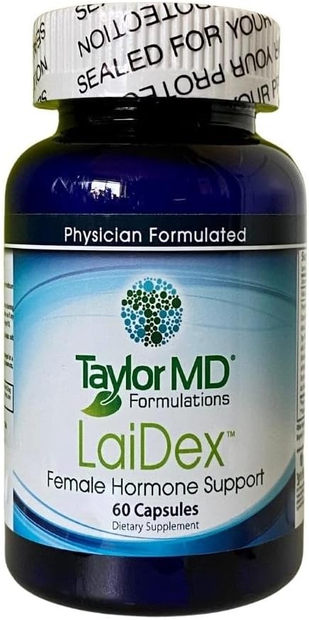LaiDex Rxtm - 荷尔蒙平衡 - 雌性荷尔蒙平衡补充剂 - 草药与植物混合物 - 平衡荷尔蒙代谢 - 饮食支持,夜汗,不规则期及更多.