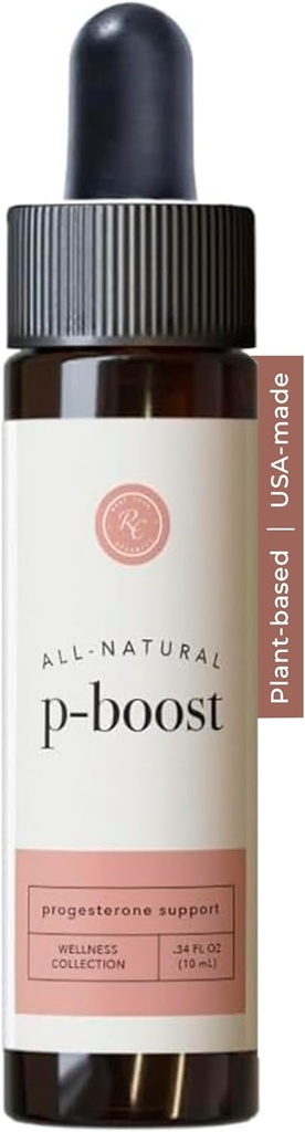 Rowe Casa Organics P-Boost Drops,配有基本油类的生物同位素补充剂、种子前生育率下降和妇女天然荷尔蒙平衡,34 Fl Oz