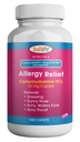 HEALTH LFE 过敏性缓解、药物二苯胺HCl Caplets, 25 mg 儿童与成年人 { 释放喷嚏、Runny Nose、Hay Fever症状、痒眼和喉咙(大千分百计)