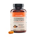 NatureWise Turmeric Curcumin 500 mg 配黑椒软胶 - 外加强度,强化吸收 - 95% Curcuminoids & BioPerine 用于免疫支持 - Gluten - 无GMO - 90 Counter [3 - Month Supplement]