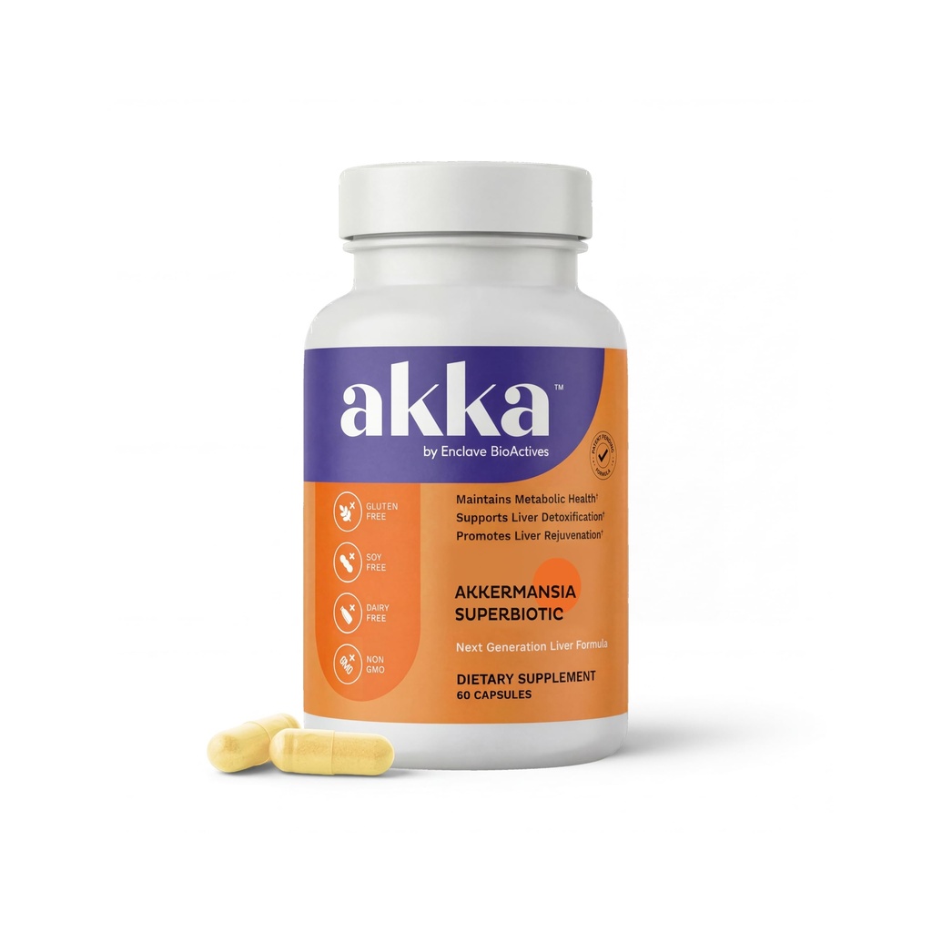 AKKA Premium Liver Cleanse Detox & Reference Superbiotic: Liver Detox, Recreative, & Recover Liver Support Support 配以生物可用巴斯克曼西娅 → Vitality → 代谢 → 豁免