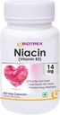 普通Niacin 14mg 维生素B3,配以 Inositol 50mg 补充剂 - 60 Veg Capsules