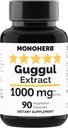 MONOHERB Guggul 抽取1000毫克-90毫克蔬菜胶囊