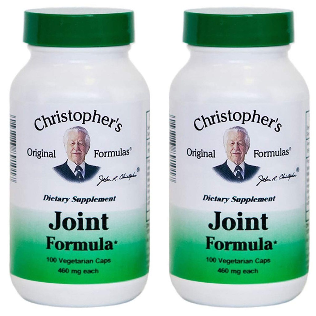 克里斯托弗的原始配方 联合配方 – 100 蔬菜 Capsules – 协同草药混合 联合支持 – 美国制造 – Pack of 2