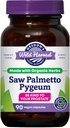 俄勒冈州的野生收获 Saw Palmetto Pygeum Capsules, N-GMO 有机草药补充品, 90 Counter