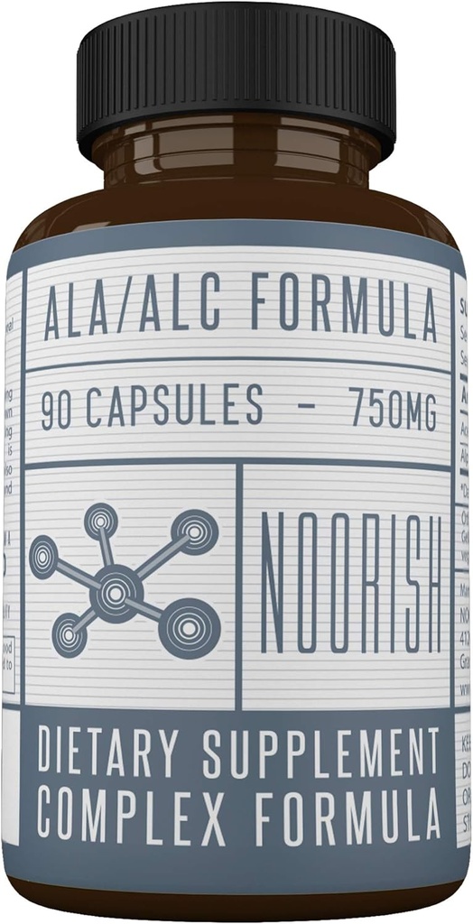 乙酰L-Carnitine与Alpha Lipoic酸 - ALA ALC ALCAR - Alpha Lipoic酸与Acetyl L-Carnitine - 525 mg ALCAR - 225 mg ALA - 90 Capsules