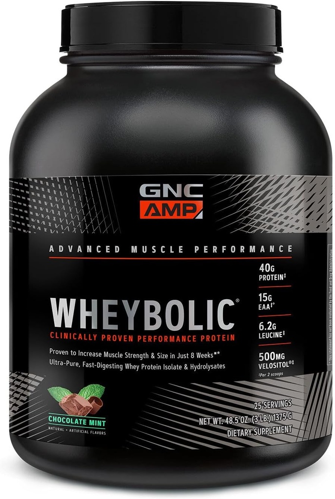 GNC AMP Wheybolic - 巧克力薄荷(25种服务)