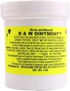 Konvalia Naturals B&W Ointment - 烧伤膏 - 阿米什制成的烧盐 - 100% 天然烧焦(新标签) - 4 oz