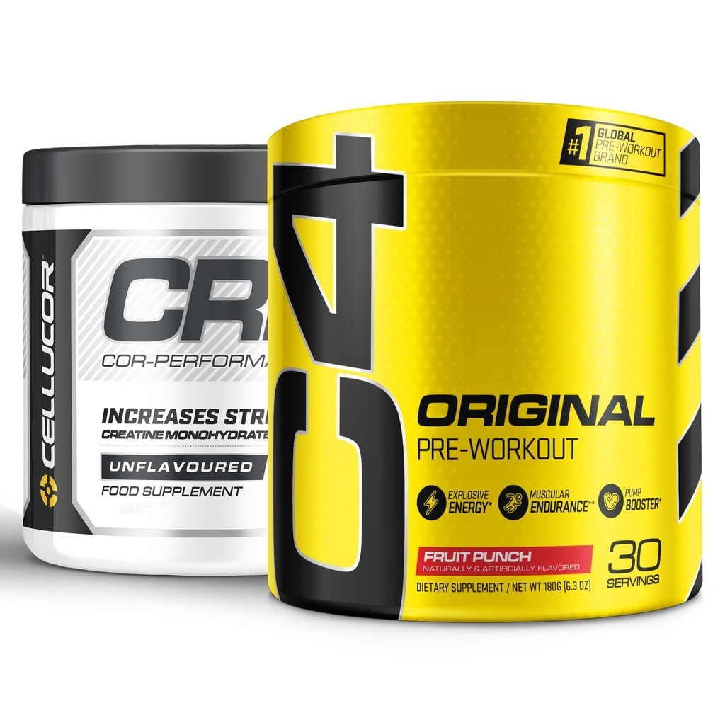 C4 原作 预研粉 果汁 30架 + Cor性能 Creatine Power, 72架