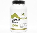 西伯利亚 Ginseng 1000 mg ~ 100 Capsules - 无附加物 ~ 自然补充品