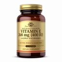 Solgar维生素E 268 mg(400 IU) - 100 Softgels - 天然来源维生素E作为d-Alpha Tocopherol - Gluten Free, 奶制品 Free - 100 services