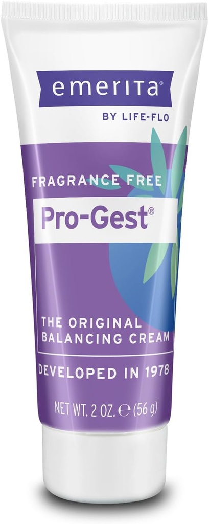 (原始内容存档于2018-07-21) (英语). Emerita by Life-flo Pro-Gest 平衡奶油 - Progesterone Cream for Women - 原始平衡奶油与USP Progesterone from Wild Yam, Fragrance Free, Made without Parabens, 60-Day Profession, 2oz
