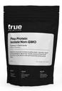 真正的营养品 Pea蛋白 蛋白粉 隔离剂 - 25g Non-GMO Vegan 蛋白粉 每服-低碳,低脂肪,高Leucine - Gluten Free,乳品自由,大豆自由 - 法国香草 - 1LB