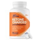Keto BHB 盐笼- 含咖啡因和专利GoBHB 的碳酸钠和镁 BHB Capules β-Hydroxybutyrate 电解质 - 增强能源重点和Ketosis的外源基顿斯补充剂