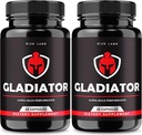 rize 实验室 - Gladiator Capsules - 男子性能补充,对肌肉生长的最大力量支持(120个Capsules)