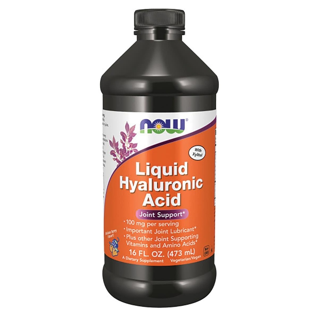 现在食品 液态Hyaluronic酸 100毫克,16乌恩斯