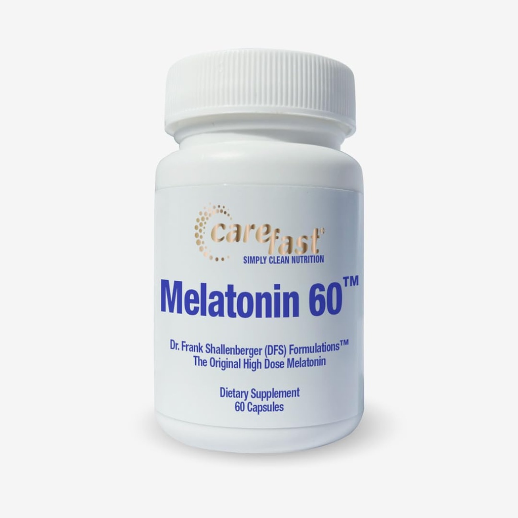 纯美拉图宁 60 mg QQ 60 高音易对燕子 Capsules 自然睡眠援助 QQ Non-Habit Forming QQ 整体健康