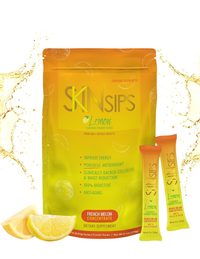 SOD B(TM),来自法国的抗氧化剂 Melon 聚焦剂,在Go Stick Packs, Lemon, 30 Pack