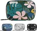 Naanle Hawaiian棕榈叶花药盒 7日药盒 旅行药盒组织者 带Zipper Portable Weekly Case Contract 大小的维他命补充器