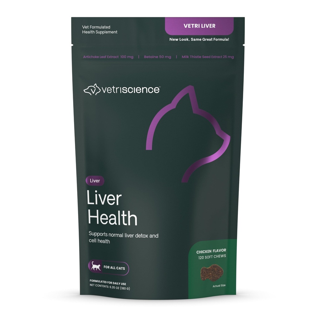 VETRISCICENCE 维特里活佛 Feline,鸡肉Flavor, 120 Chews - 高级活佛支持补充 猫与牛奶甲壳虫,DMG和Whey蛋白孤立