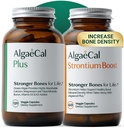 ALGAECAL Bone Builder Pack - 植物基钙补充剂 & Strontium - 有机钙 750 mg 配有维生素D3 1600 IU,维生素K2,镁, 16 碱基健康和密度(1-月供应)