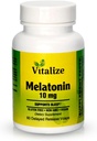 维生睡眠支持: 10mg Melatonin & Vitamin B6 强化公式 QQ快速吸收 QQ 深眠 & Immune Boost QQ Vegan, Gluten - Free, Non-GMO (60 Counter)