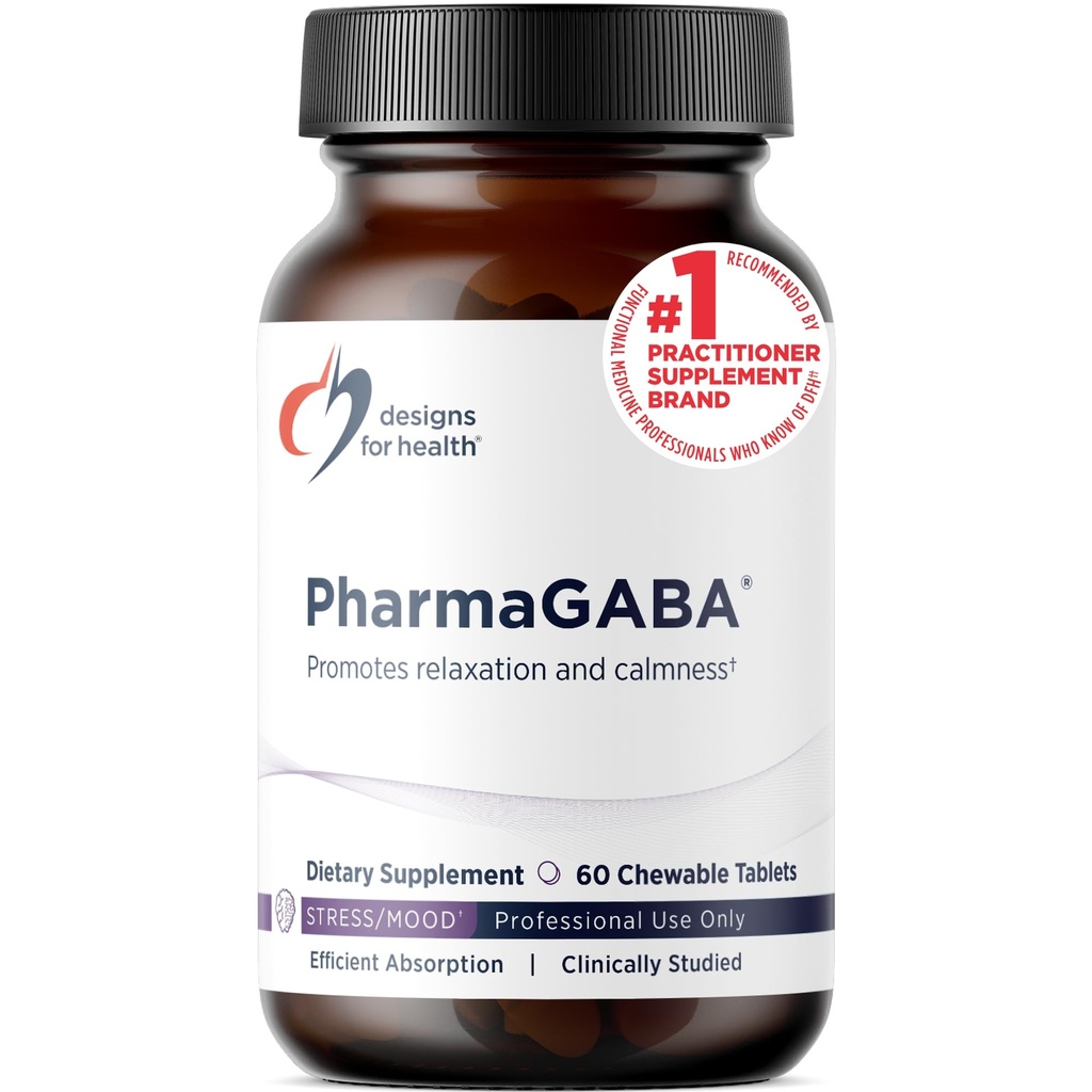 保健药品GABA可烹调剂的设计 -- -- 200mg 生物可用GABA 压力、黏液、免疫卫生和睡眠支助补充剂 -- -- Vegan、Gluten Free & Non-GMO(60块药片)