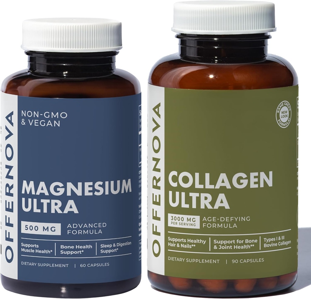 提供新星 Calm & 修理 Duo Collagen Ultra + 镁 Ultra Duo